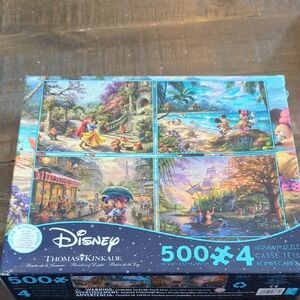 Disney Thomas Kinkade Vibrant Jigsaw Puzzle Set
